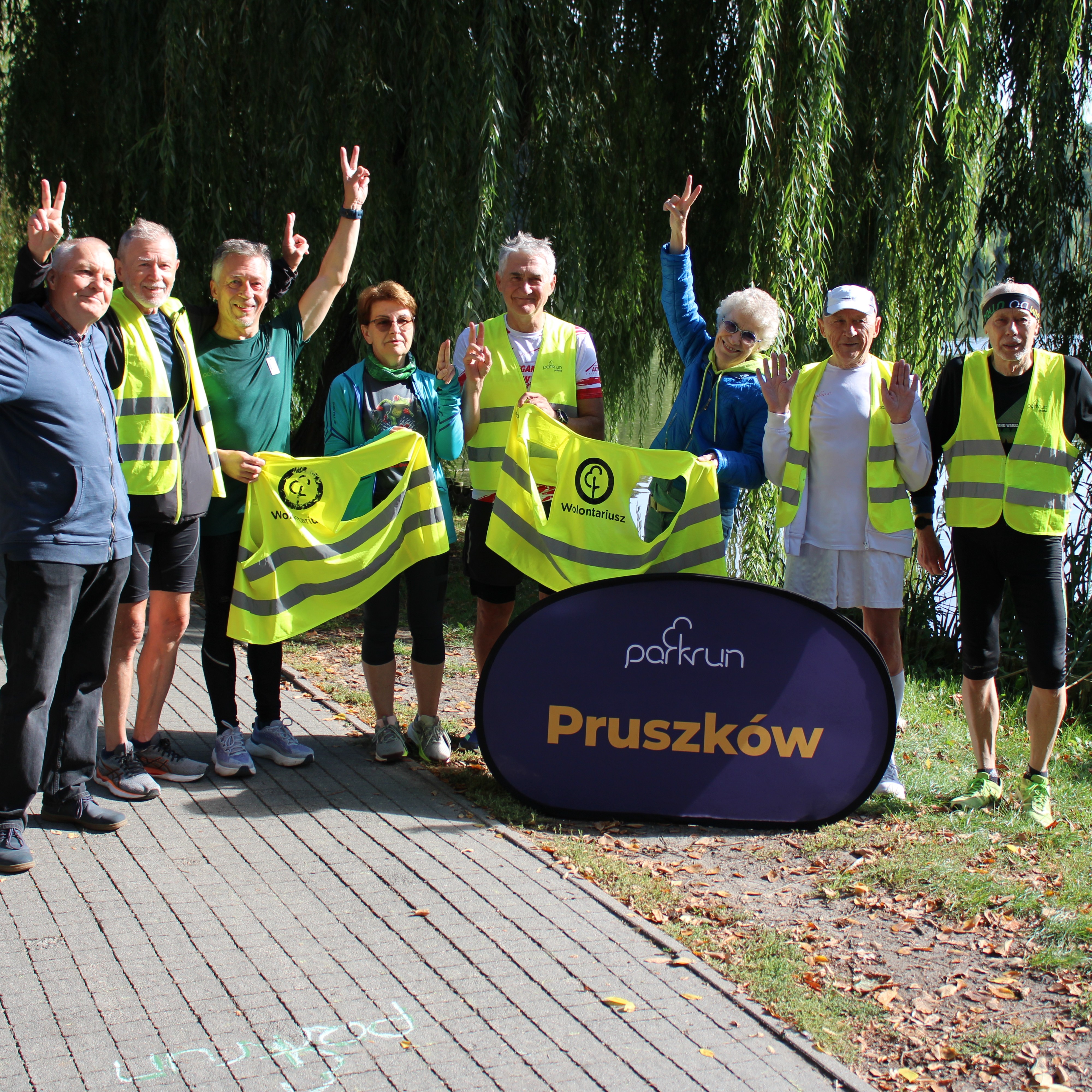 Wolontariusze 60+ Parkrun Pruszków